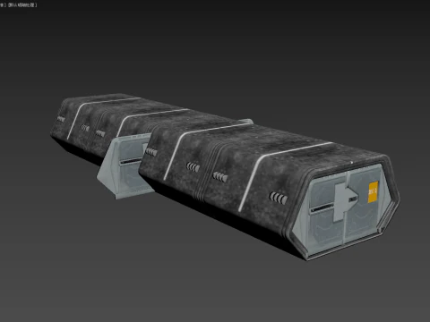 Sci Fi Corridor 3D Model