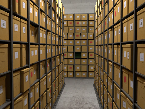 Records room 3D Model