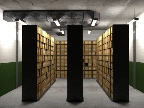 Records room 3D Model