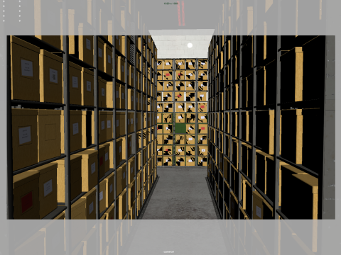 Records room 3D 模型