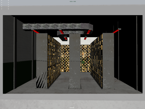 Records room 3D 模型