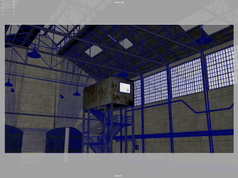 Old warehouse 3D Model