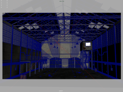 Old warehouse 3D Model