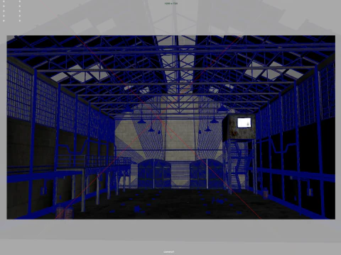 Old warehouse 3D Model