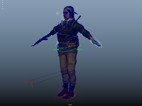 Commander Farah Ahmed Karim 3D Model