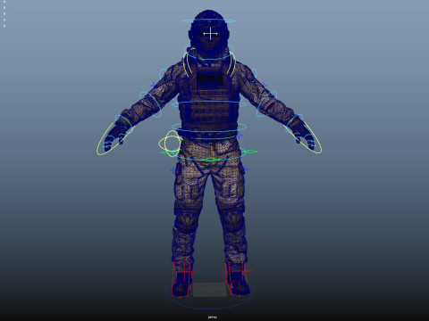 Special Operation United States Soldier 3D Model