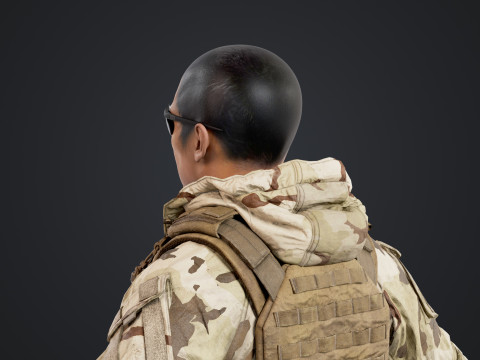 Special Operation United States Soldier 3D Модель