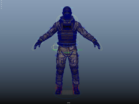 Special Operation United States Soldier 3D Модель