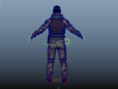 Special Operation United States Soldier 3D Model