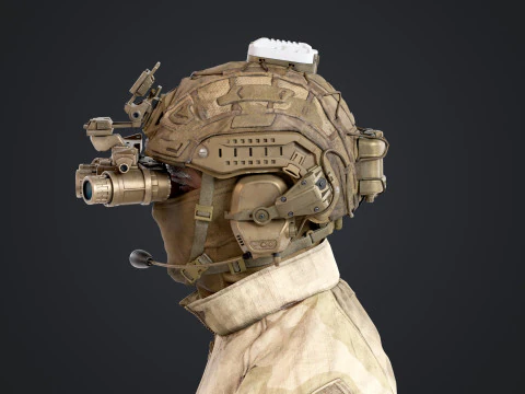 Special Operation United States Soldier 3D Model