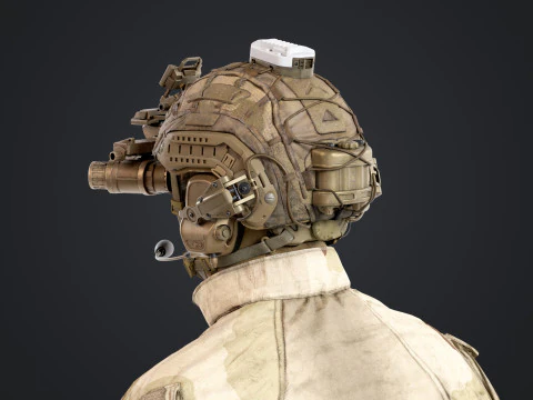 Special Operation United States Soldier 3D Model