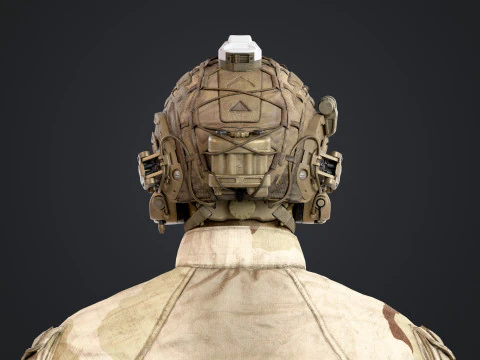 Special Operation United States Soldier 3D Model