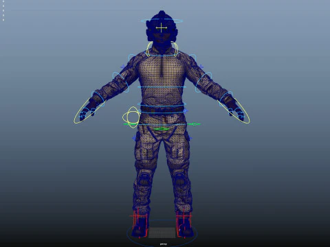 Special Operation United States Soldier 3D Model