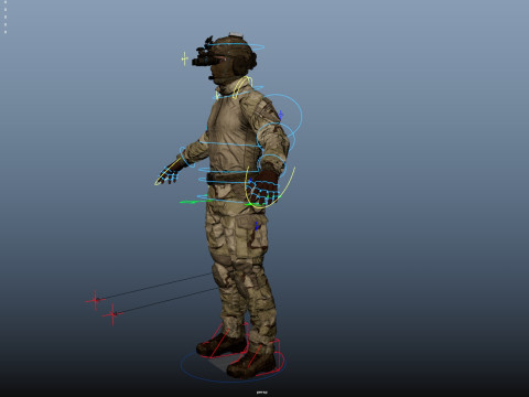 Special Operation United States Soldier 3D मॉडल