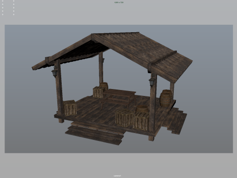 Ranch Pavilion 3D Model