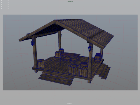 Ranch Pavilion 3D Model