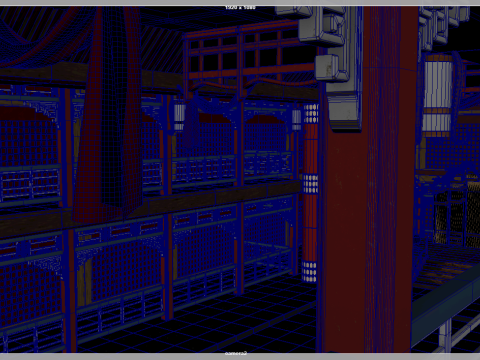 चीनी शाही महल 3D मॉडल