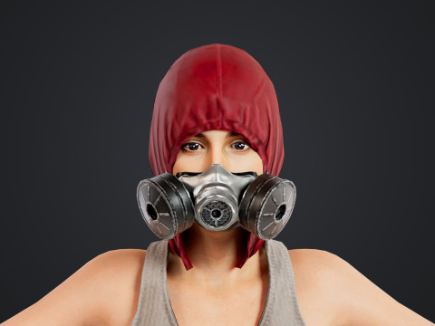 Graffiti Female 3D Model