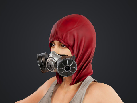 Graffiti Female 3D Model