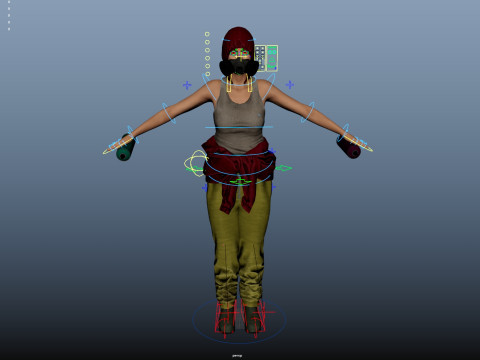Graffiti Female 3D Model