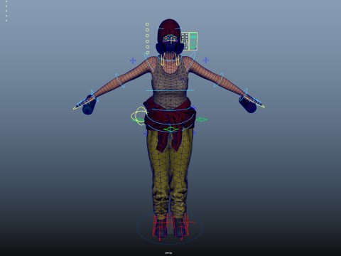 Graffiti Female 3D Model