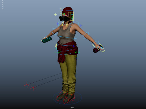 Graffiti Female 3D Model