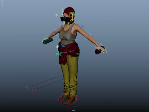 Graffiti Female 3D Model