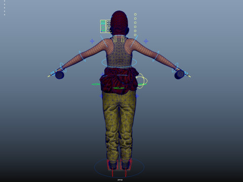 Graffiti Female 3D Model