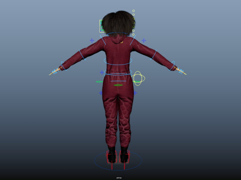 Graffiti Female Model 3D