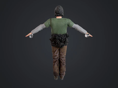 Graffiti Male 3D Model