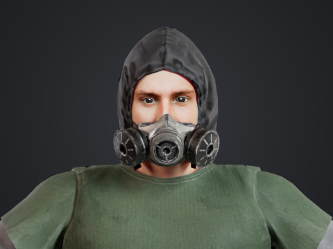 Graffiti Male Model 3D