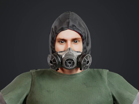 Graffiti Male 3D Model