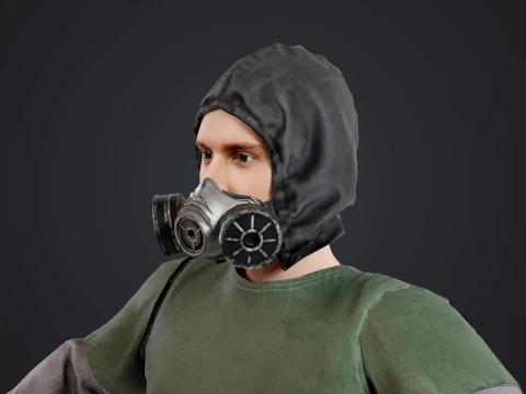 Graffiti Male 3D Model