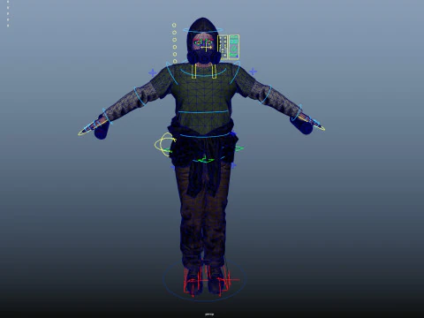 Graffiti Male 3D Model