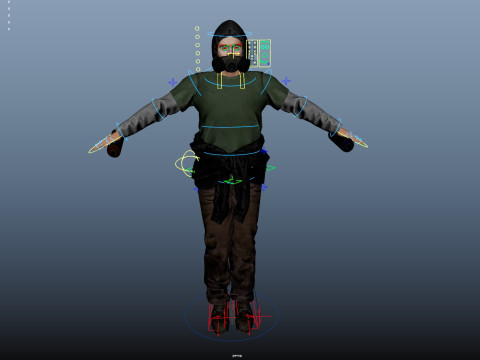 Graffiti Male Model 3D