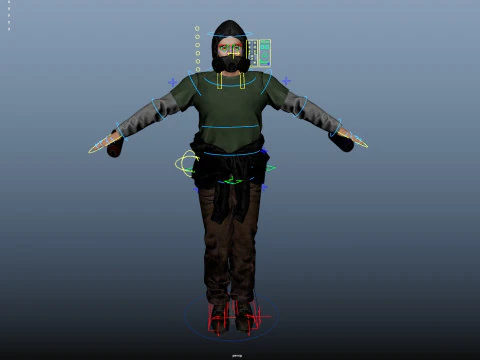 Graffiti Male 3D Model