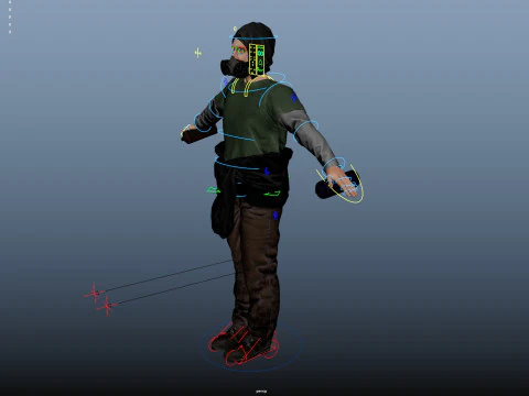 Graffiti Male 3D Model