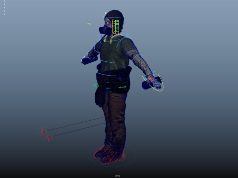Graffiti Male Model 3D