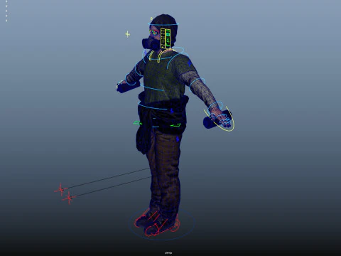 Graffiti Male 3D Model