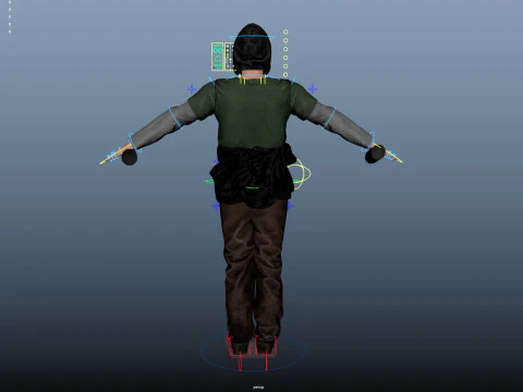 Graffiti Male 3D Model