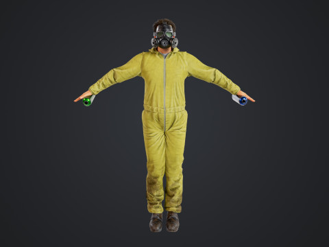 Graffiti Male Model 3D