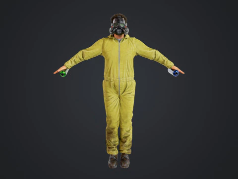 Graffiti Male 3D Model