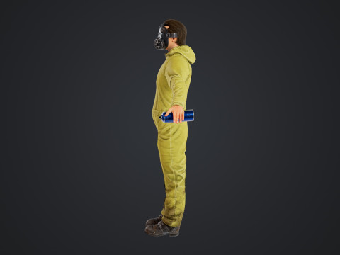 Graffiti Male Model 3D