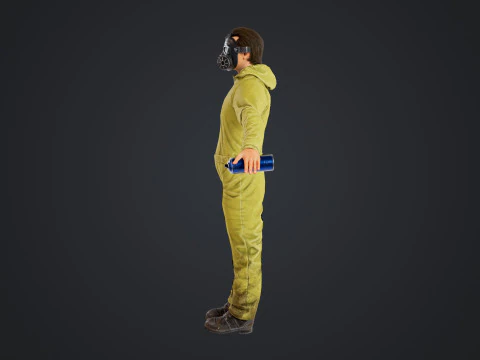 Graffiti Male 3D Model