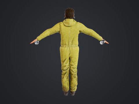 Graffiti Male Model 3D