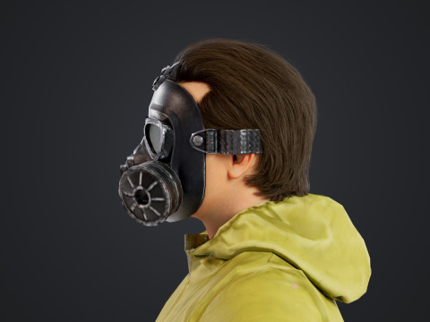 Graffiti Male Model 3D