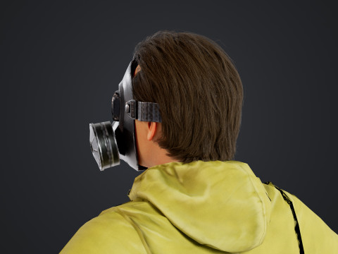 Graffiti Male Model 3D
