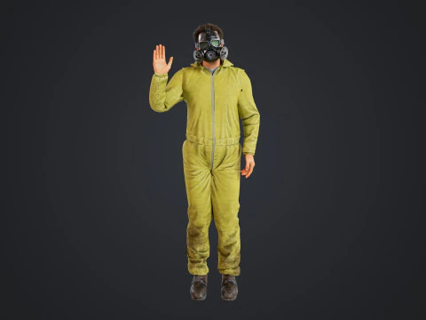 Graffiti Male 3D Model