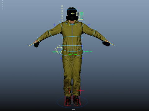 Graffiti Male Model 3D