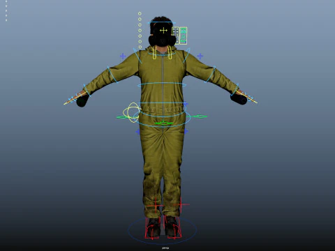Graffiti Male 3D Model
